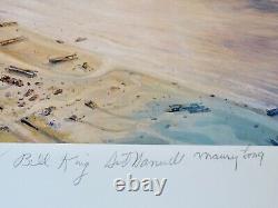 Robert Taylor D-Day The Airborne Assault & the 2 Companion Prints UNFRAMED