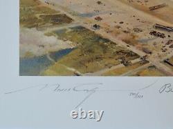 Robert Taylor D-Day The Airborne Assault & the 2 Companion Prints UNFRAMED
