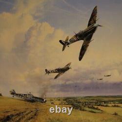 Robert Taylor EAGLES PREY 1991 Lithograph Print Autograph H 29.3 x W 37.2 in