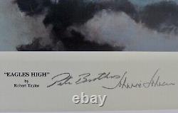 Robert Taylor Eagles High WW II Flying Ace Print 95% mint