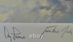 Robert Taylor Eagles High WW II Flying Ace Print 95% mint