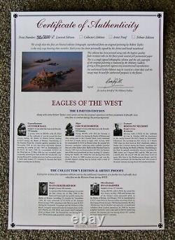 Robert Taylor Eagles Of The West WW II Aviation Prints MINT