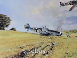 Robert Taylor Eagles Prey Collectible WW II Aviation Art Print MINT