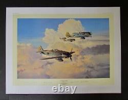 Robert Taylor Gathering Storm Collectible WW II Aviation Aces Print