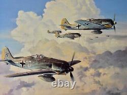 Robert Taylor Gathering Storm Collectible WW II Aviation Aces Print
