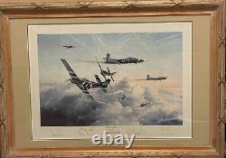 Robert Taylor, Gathering of Eagles Limited Print. Signed by WWII Flying Aces