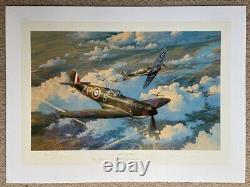 Robert Taylor HEIGHT OF THE BATTLE RAF Edition Spitfire Aviation Art Print