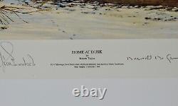 Robert Taylor- HOME AT DUSK- Collectible WW II Aviation Fine Art Print MINT