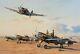 Robert Taylor Hunters In The Desert Publisher Proof Me-109 Aviation Art Print