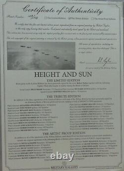 Robert Taylor Height and Sun Tribute Edition 25 sign SOLD OUT Aviation