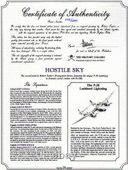 Robert Taylor Hostile Sky withCOA 1102/1250