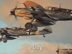 Robert Taylor Hunters At Dawn Collectible WW II Flying Aces Print MINT