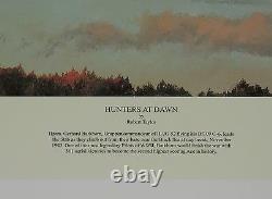 Robert Taylor Hunters At Dawn Collectible WW II Flying Aces Print MINT