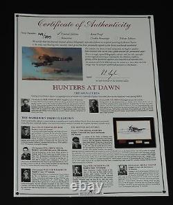 Robert Taylor Hunters At Dawn Collectible WW II Flying Aces Print MINT