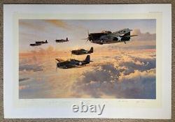 Robert Taylor IN GALLANT COMPANY 5 USMC Medal of Honor Signed Aviation Art Print