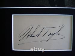 Robert Taylor Ivanhoe Quo Vardis Signed Authentic Autograph Display Uacc