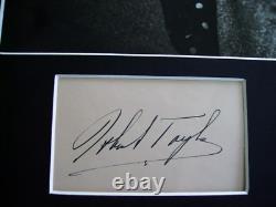 Robert Taylor Ivanhoe Quo Vardis Signed Authentic Autograph Display Uacc