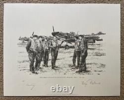 Robert Taylor JG-26 AT AUDEMBERT #1 / 25 Adolf Galland Aviation Art Pencil Print