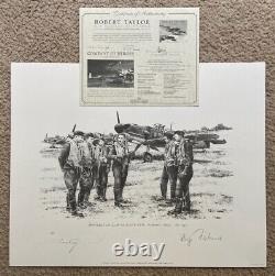 Robert Taylor JG-26 AT AUDEMBERT #1 / 25 Adolf Galland Aviation Art Pencil Print