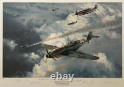 Robert Taylor KNIGHT OF THE REICH 5 Sig MINT Eastern Front Ed Aviation Art Print