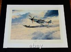 Robert Taylor Knights Cross Hartmann WW II Flying Aces Print MINT