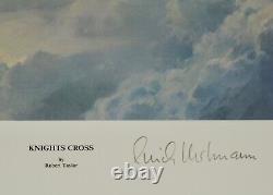 Robert Taylor Knights Cross Hartmann WW II Flying Aces Print MINT