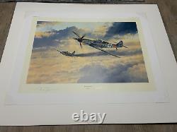 Robert Taylor Knights Cross Print, Signed by Pilots