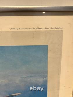Robert Taylor Lancaster Print Signed Ltd Edition RAF WW2 Bomber Framed Aviation