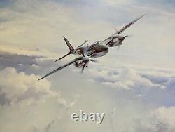 Robert Taylor Limited Edition Print Mosquito Signed by artist and pilot