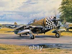 Robert Taylor MIGHTY EIGHTH OUTWARD BOUND P-47 Aviation Art Print