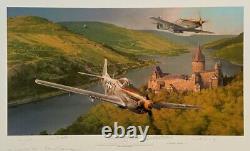 Robert Taylor MUSTANGS ON THE PROWL # 4 / 25 P-51 Mustang Aviation Art Print