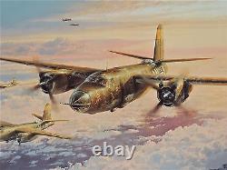 Robert Taylor Marauder Mission Collectible WW II Flying Aces Print MINT