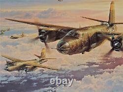 Robert Taylor Marauder Mission Collectible WW II Flying Aces Print MINT