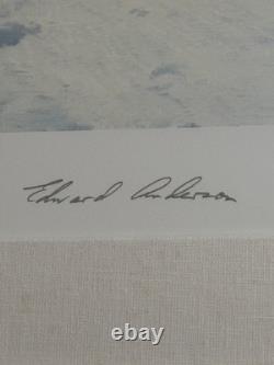 Robert Taylor Midway WWII Art Signed by Dick Best Rare 99/120 Framed Print