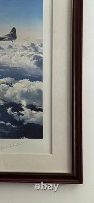 Robert Taylor Midway WWII Art Signed by Dick Best Rare 99/120 Framed Print