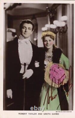 Robert Taylor Printed Photograph Signed In Ink