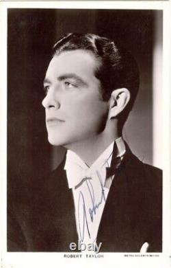 Robert Taylor Printed Photograph Signed In Ink
