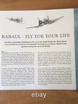 Robert Taylor'RABAUL FLY FOR YOUR LIFE' Black Sheep of VMF-214 Sdrn