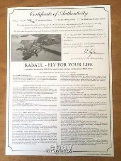 Robert Taylor'RABAUL FLY FOR YOUR LIFE' Black Sheep of VMF-214 Sdrn