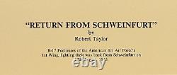 Robert Taylor Return from Schweinfurt Print. Lemay, Galland, Johnson, Zemke