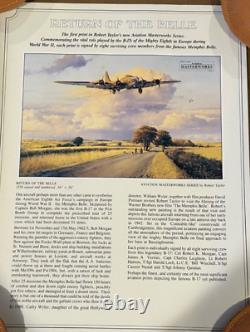 Robert Taylor Return of the Belle Print. Memphis Belle Robert Morgan