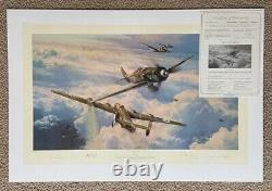 Robert Taylor SAVAGE SKIES B-24 FW-190D Masters of the Air Aviation Art Print