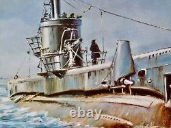Robert Taylor SECRET OPERATION Collectible WW II Submarine Print MINT