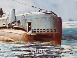 Robert Taylor SECRET OPERATION Collectible WW II Submarine Print MINT