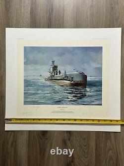 Robert Taylor SECRET OPERATION Collectible WW II Submarine Print With COA Limit