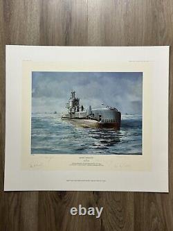 Robert Taylor SECRET OPERATION Collectible WW II Submarine Print With COA Limit