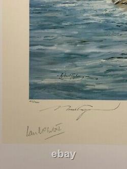 Robert Taylor SECRET OPERATION Collectible WW II Submarine Print With COA Limit