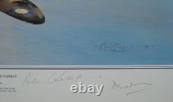 Robert Taylor SPITFIRES OVER DARWIN withCOA 4 Pilots Signatures Print