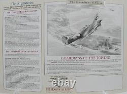 Robert Taylor SPITFIRES OVER DARWIN withCOA 4 Pilots Signatures Print