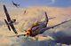 Robert Taylor Struggle For Supremacy 7 Us & Luftwaffe Signed Aviation Art Print